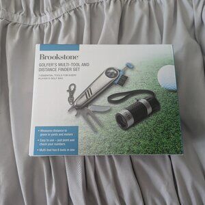 Brookstone Golfer's Multi Tool & Distance Finder Set